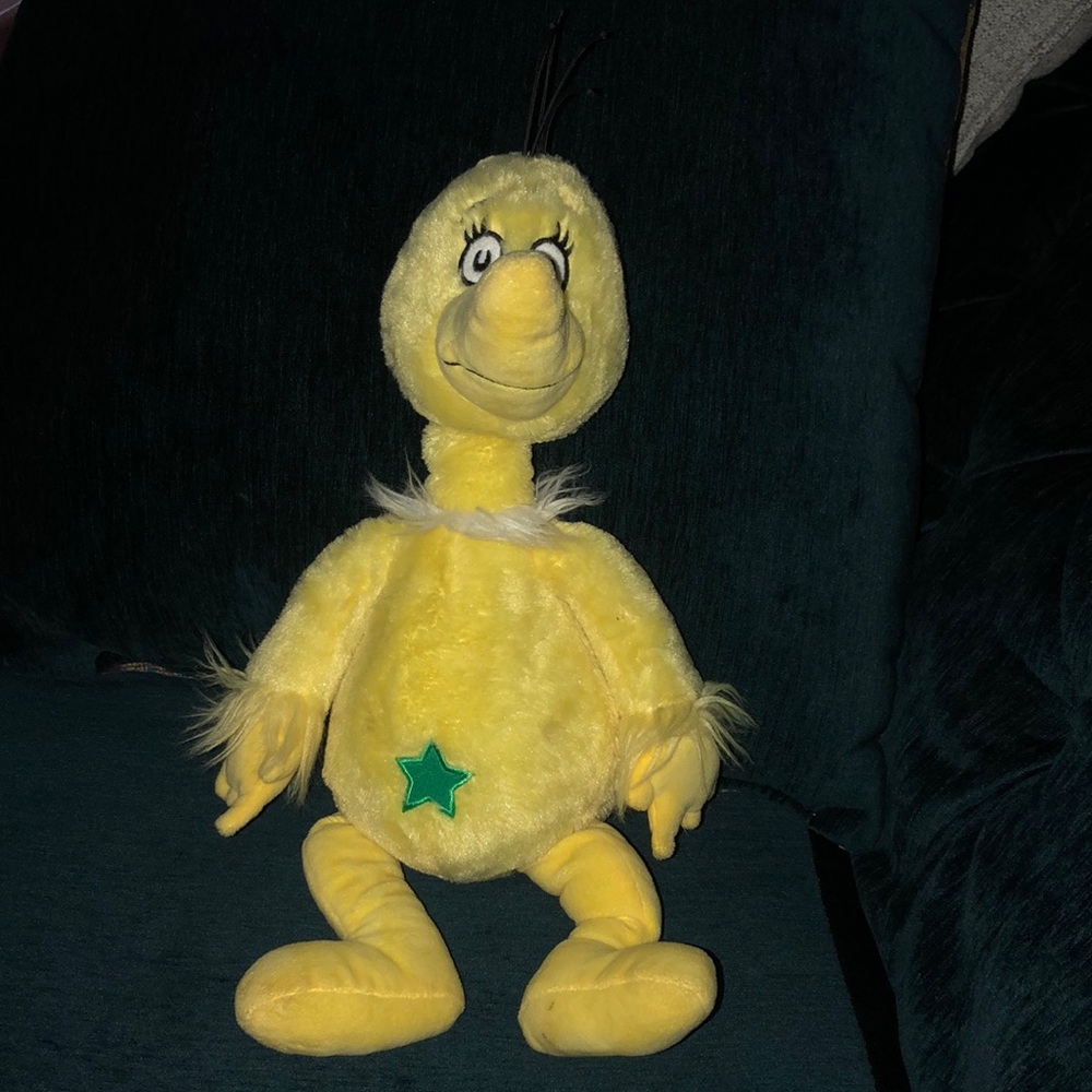 Dr Seuss Sneetch stuffed animal